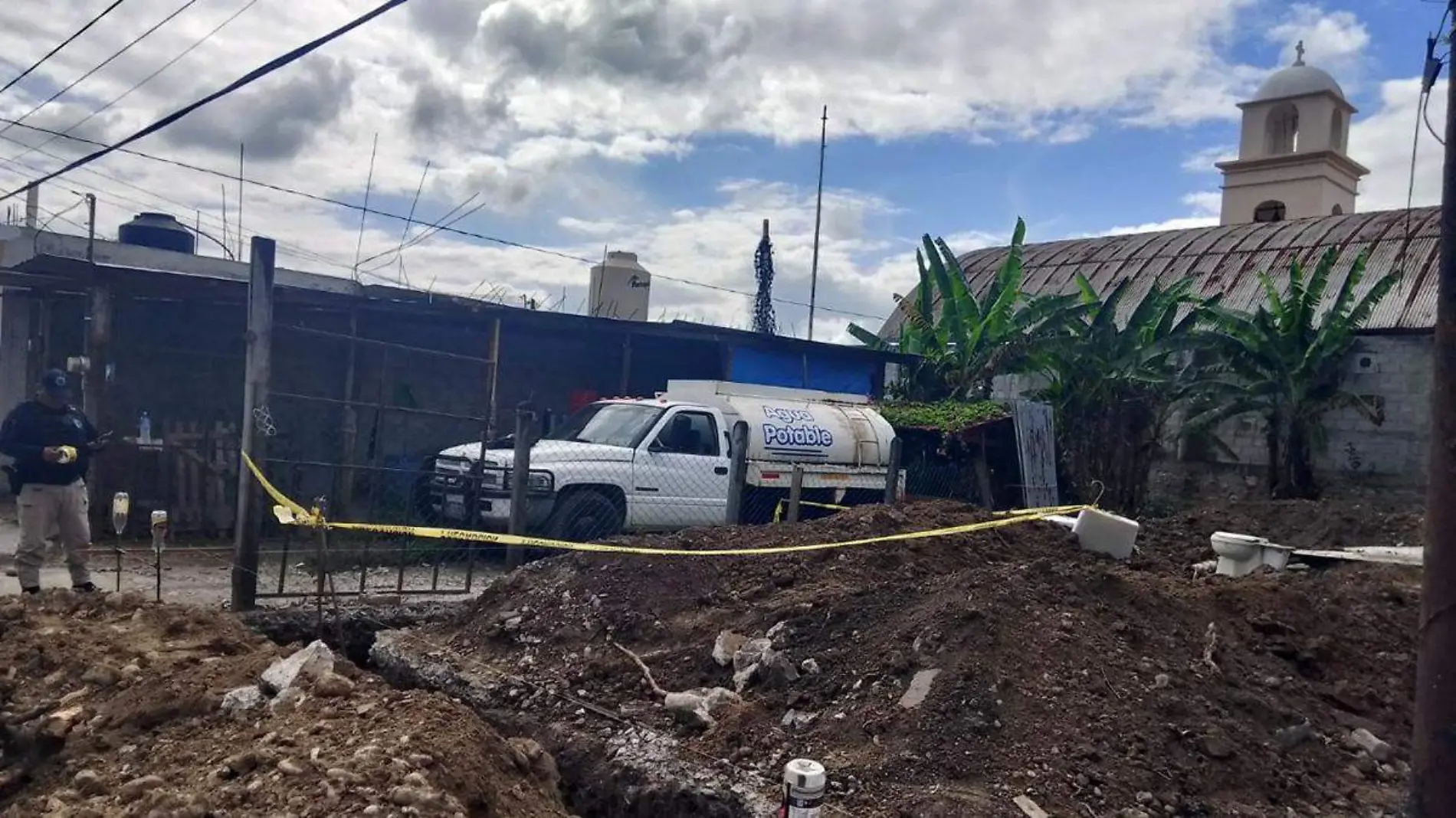 RESTOS EN OBRA DE HUAUCHINANGO cortesia